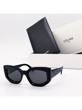 NEW CELINE SUNGLASSES CL40277I 01A BLACK WOMEN EYEWEAR
